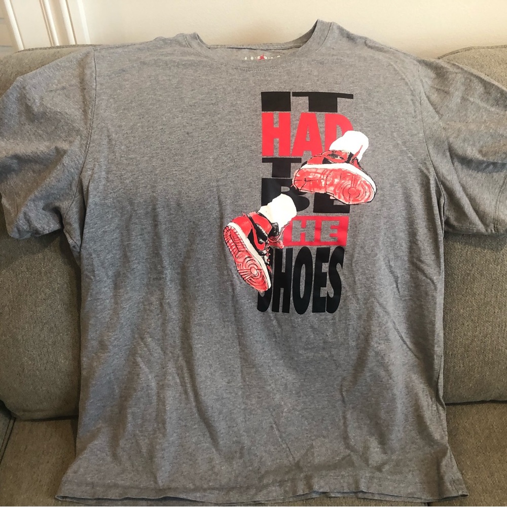 Men’s Nike Jordan Tshirt, Grey, XL